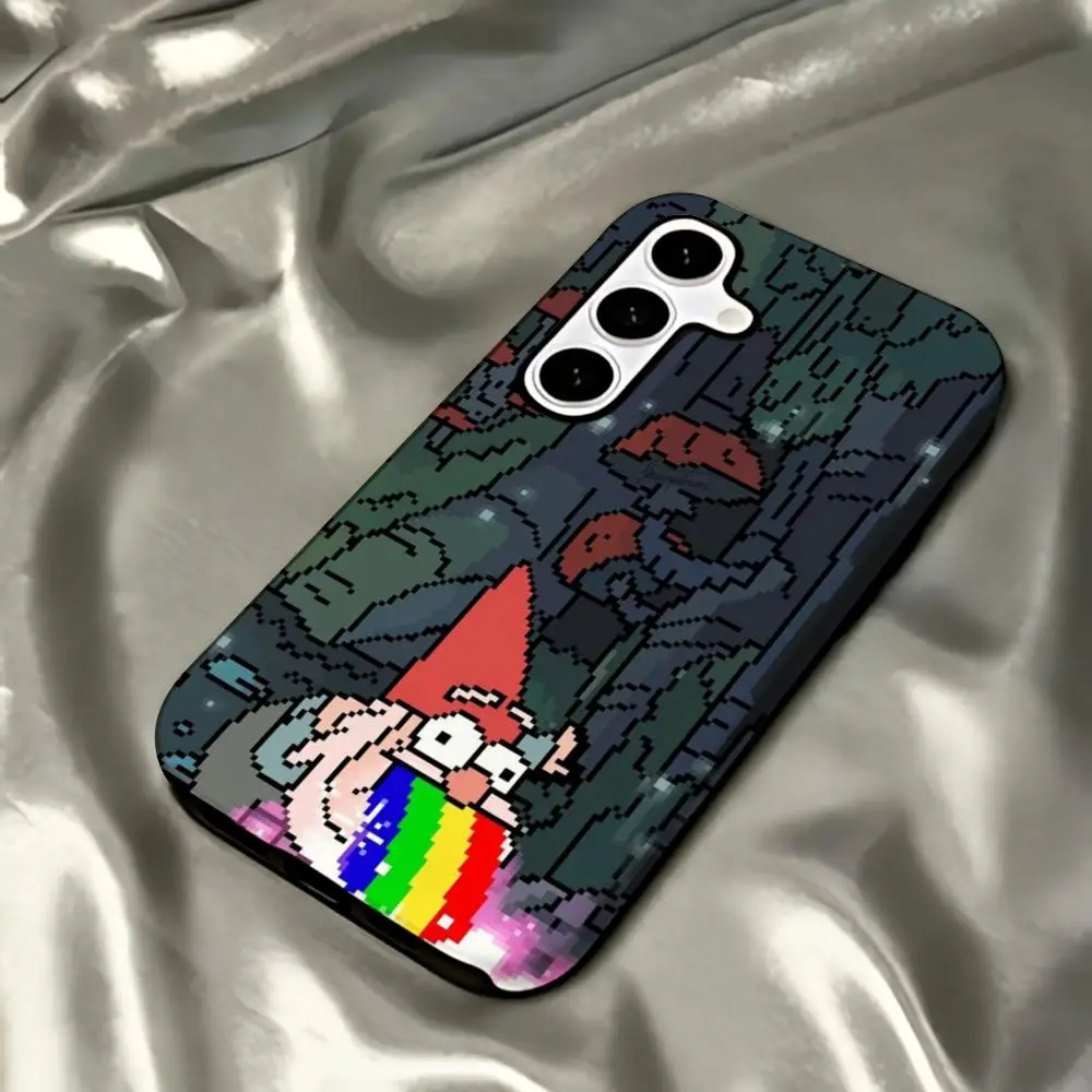Cool Fashion gravity FallsES design pattern Phone Case For Samsung Galaxy S25 S24 S23 S22 S21 Plus Ultra 2-in-1 Glossy shell
