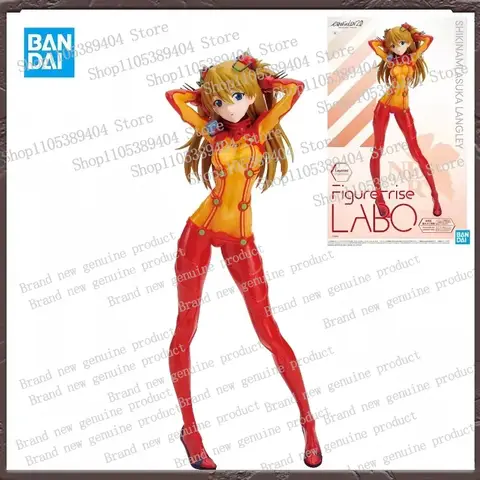 BANDAI EVA Asuka Langley Soryu Figure-rise LABO EVA 2.0 You Can Not Advance 1/10 Scale Anime Model Kit Collectible Toy Gift