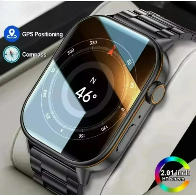 

For Xiaomi 2026 Built-in 6 Stars GPS Position Smart Watch Women 2.01'' AMOLED HD Screen IP68 Waterproof Sport Bracelets Ladie