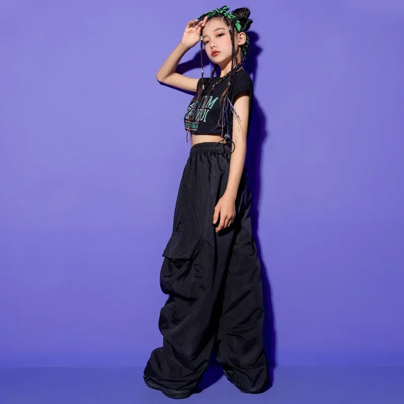 Rave Kleding Meisjes Danskleding Podium Kinderen Hip Hop Kleding Meisjes Jazz Street Dance Kostuum Kids Ballroom Dancewear Podium