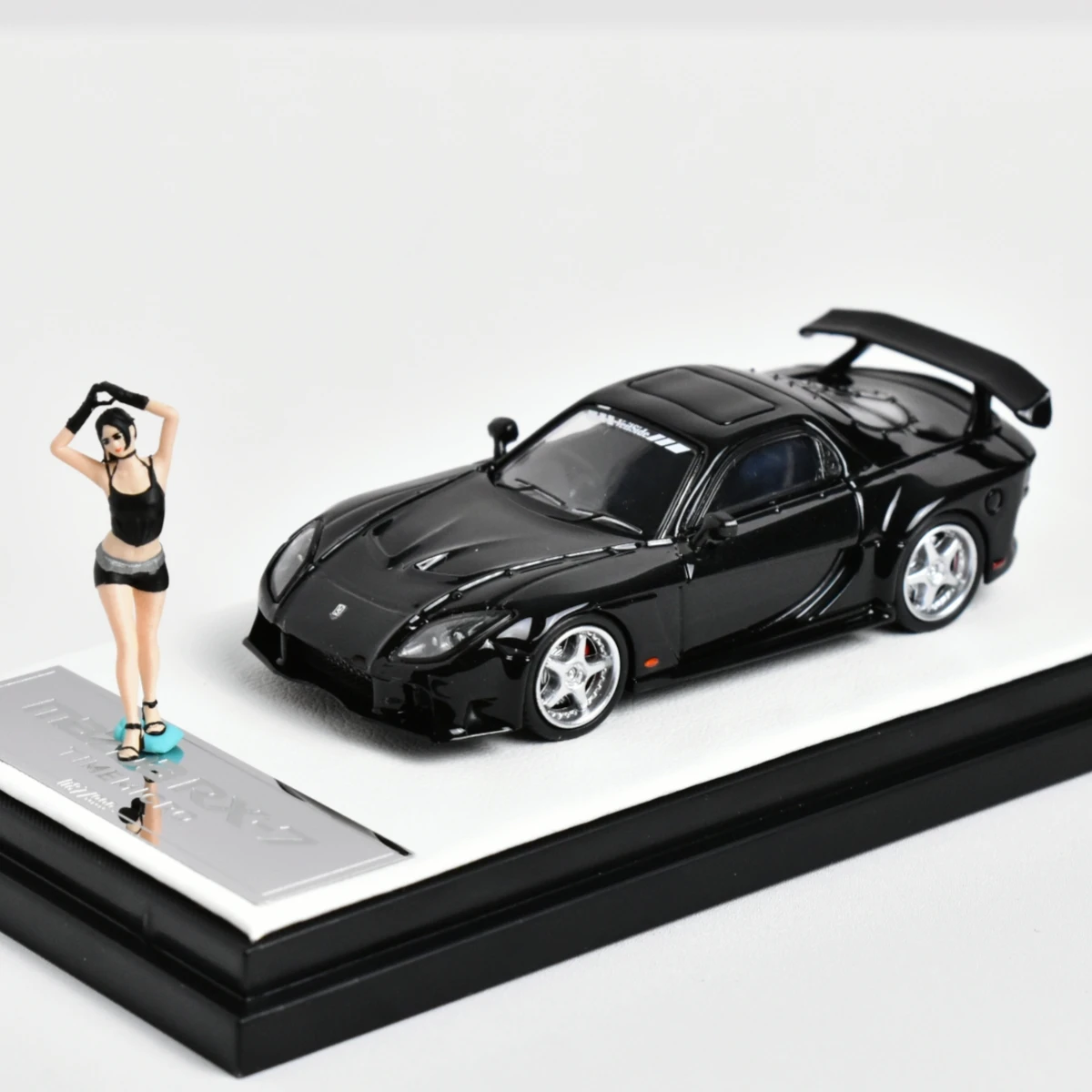 TM Time Micro 1:64 Mazda RX-7 Veilside Car Model Decoration