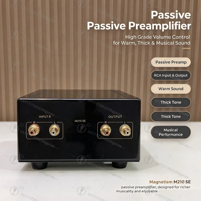 Passive audio signal transformer, unpowered audio processing components, suitable for CD, streaming media, Bluetooth devices