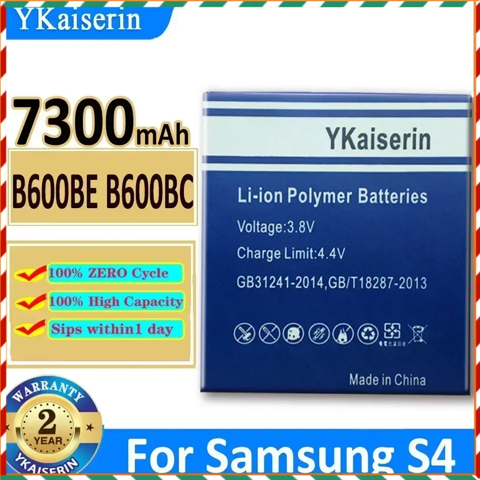 

YKaiserin B600BC B600BE Аккумуляторы для Samsung GALAXY S4 I9500 I9502 I9295 GT-I9505 I9508 I959 I337 I545 I959 7300 мАч Аккумулятор