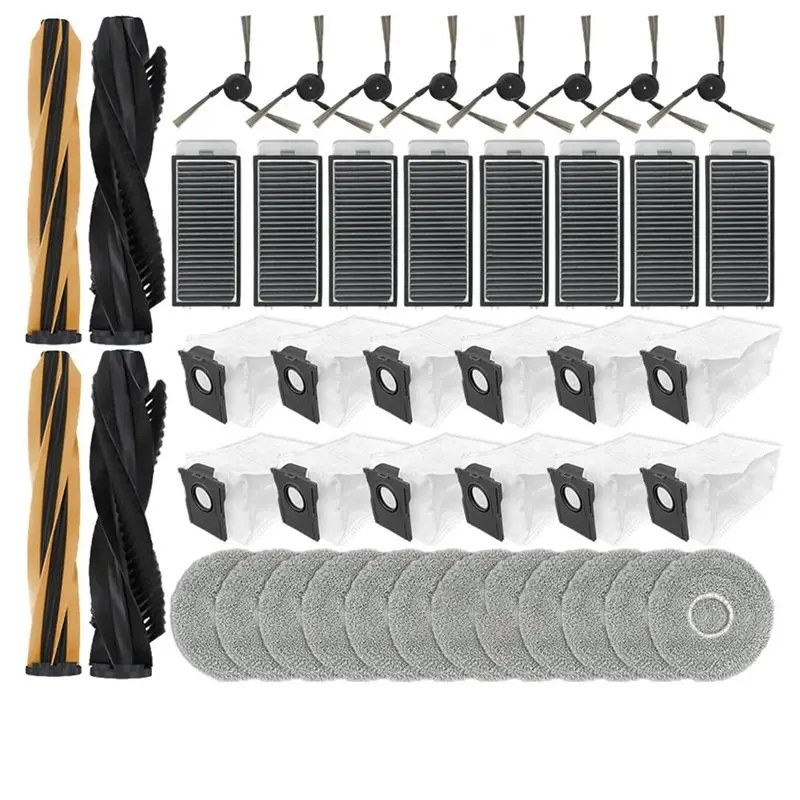 

Сменный мешок для сбора пыли A84G для Dreame X50 Master/L50 Pro Ultra: аксессуары, основная щетка, фильтр, тряпка для уборки