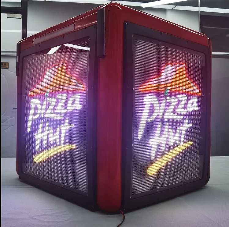 Factory Hot Sale Manufacturer Fiberglass Motorcycle Wine Burger Curry  Ice Cream Hot Dog  Food Takeout Delivery Boxes
