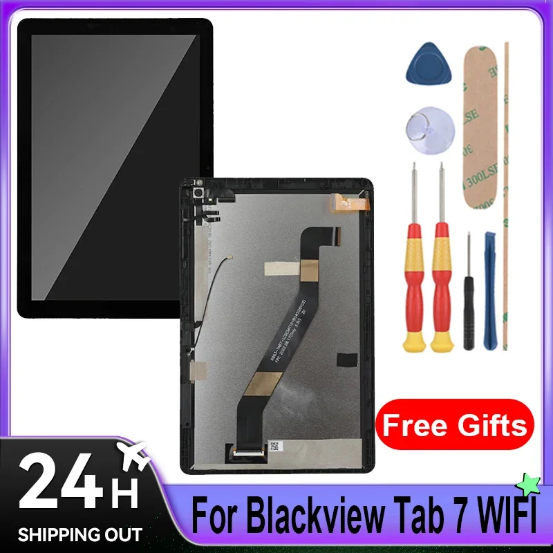 For Blackview Tab 13 Pro/Pad 13 Tab 7 WIFI/Tab 70 WIFI Tab 8 WIFI Tab 50 WIFI Tab 30 WIFI LCD Display With Frame With Tools