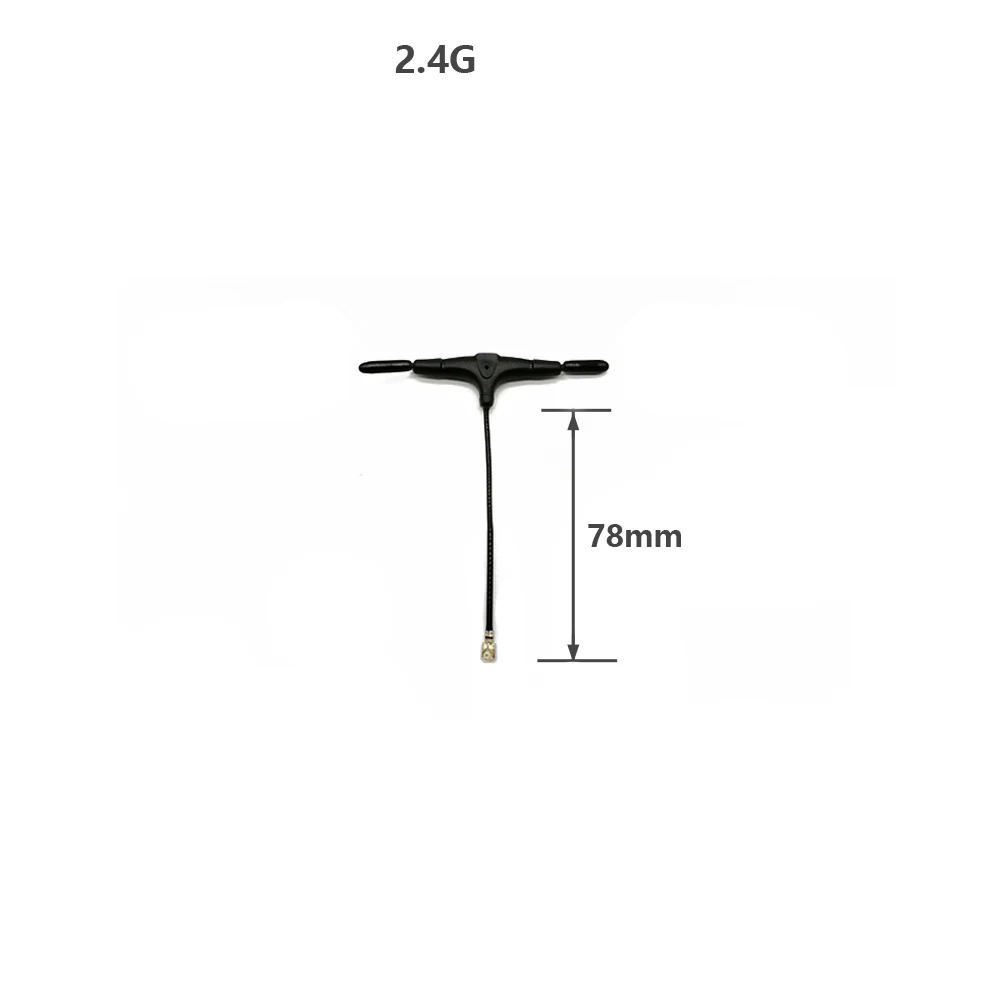 PHISITAL 915 MHz 2,4 GHz T-Typ-Antenne für UFL-Anschluss ELRS EP1 RX, kompatibel mit TBS Crossfire Nano-Empfänger RC FPV Drohne 7