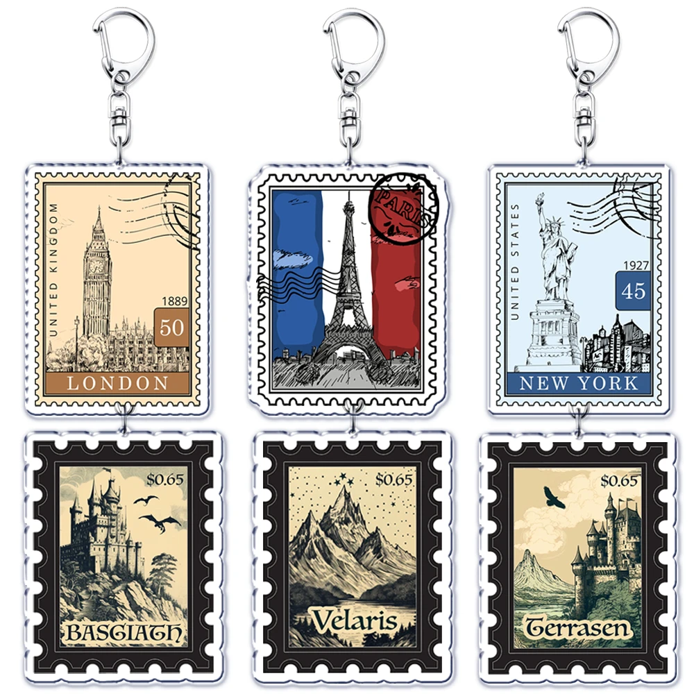Travel Accessories London - 인기 여행 인용 기념품 포스트 스탬프