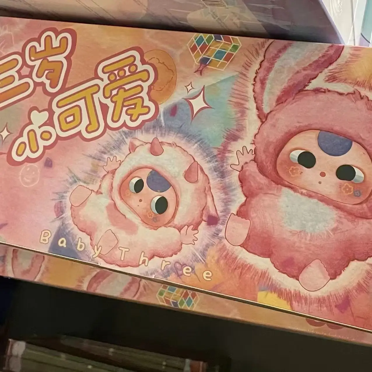 Serie Tre Cutie di Peluche, Scatola Misteriosa, Ciondolo in Vinile, Bambola Kawaii, Giocattolo Decorativo alla Moda