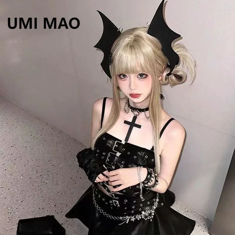 

UMI MAO PP аниме Королева Крил летучая мышь головные уборы Хэллоуин крылья заколка для волос субкультура готическая Лолита аксессуары для волос повязки на голову
