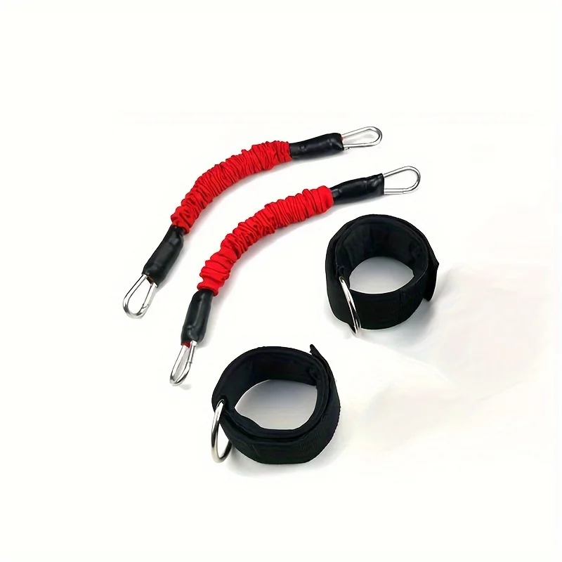 Leg Bouncing Tension Rope Puller Taekwondo Training Belt Ankle Elastic Rope Side Training Tension Belt Resistance Rope
