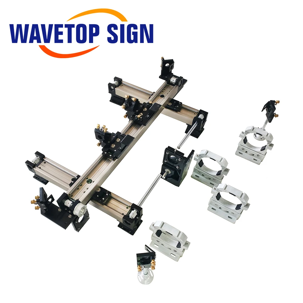 WaveTopSign Set di parti meccaniche 400*600mm kit di binari scorrevoli interni pezzi di ricambio per macchina da taglio per incisione Laser CO2 4060