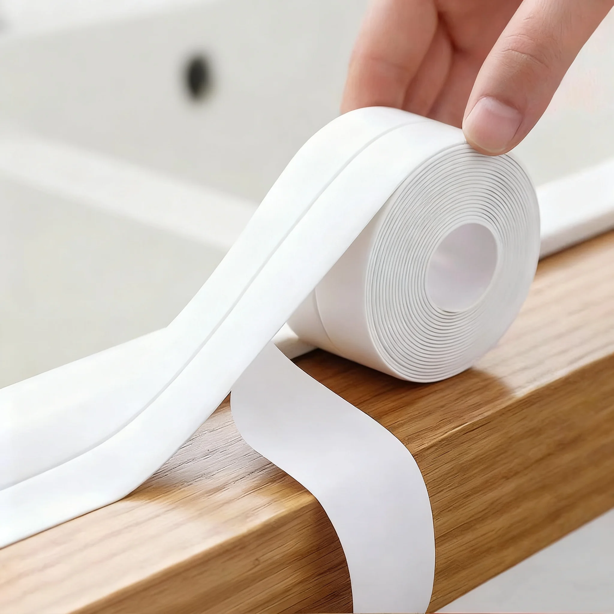 

Водонепроницаемая наклейка на стену из ПВХ, самоклеящаяся полоска для раковины, плиты, трещин для кухни, ванной комнаты, ванны, угловой герметик, полоска, новый стиль