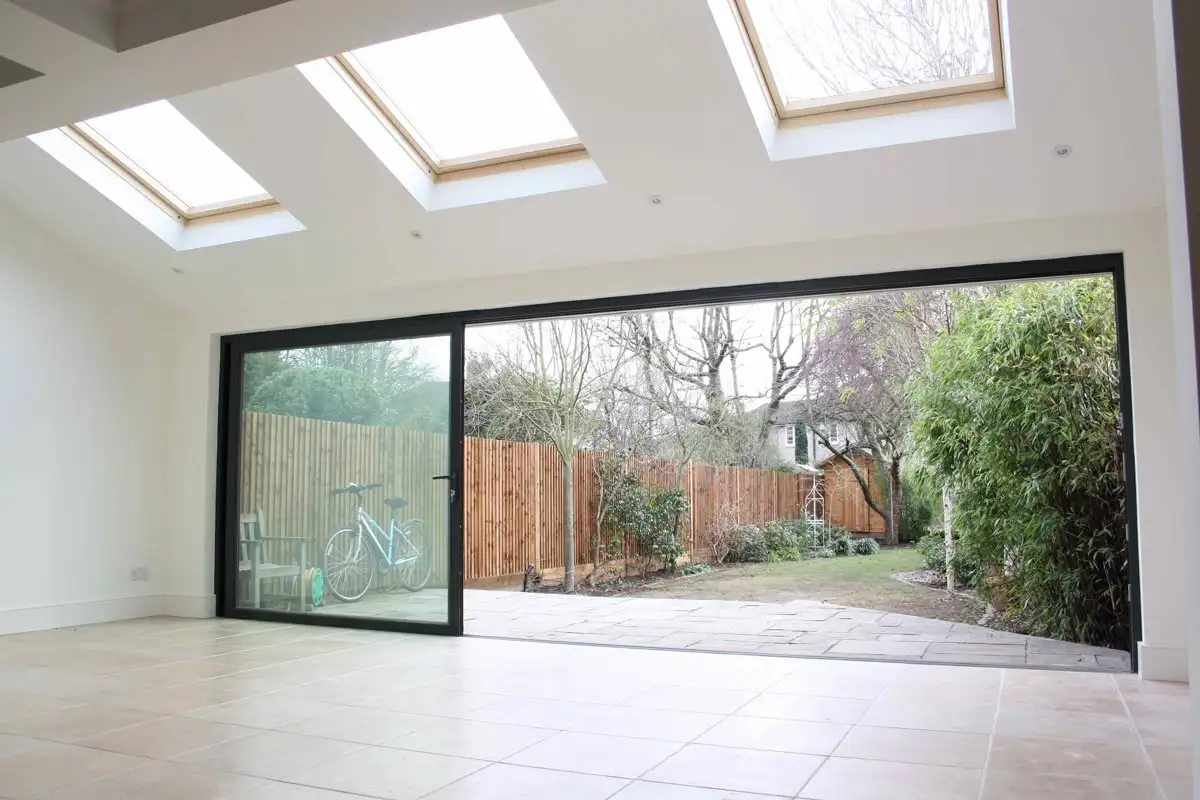 2.0mm Slide Door Soundproof Energy Saving Thermal Break Aluminium Sliding Door Tempered Glass Waterproof Patio Sliding Doors
