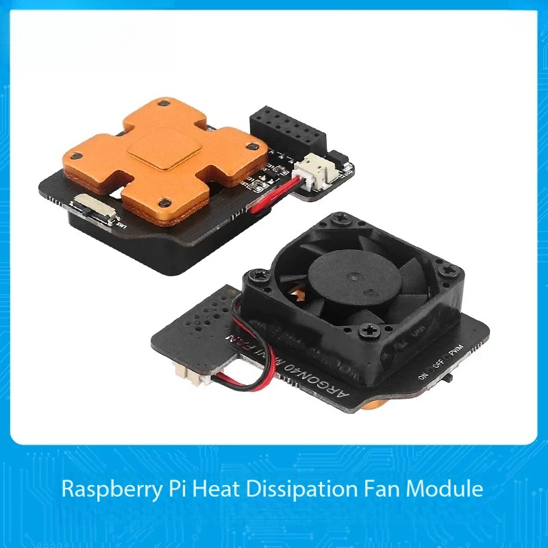 Argon Mini Fan with Switch Control PWM Temperature Activated Startup and Heatsink