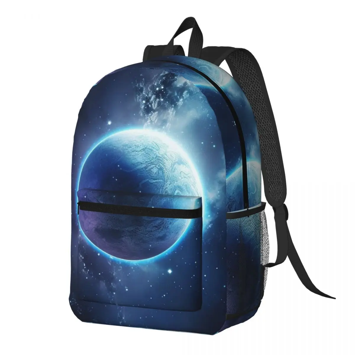 Planet Earth Backpack Daypack Large Capacity Children BookBag School Bag Shoulder Bags for Men Women
