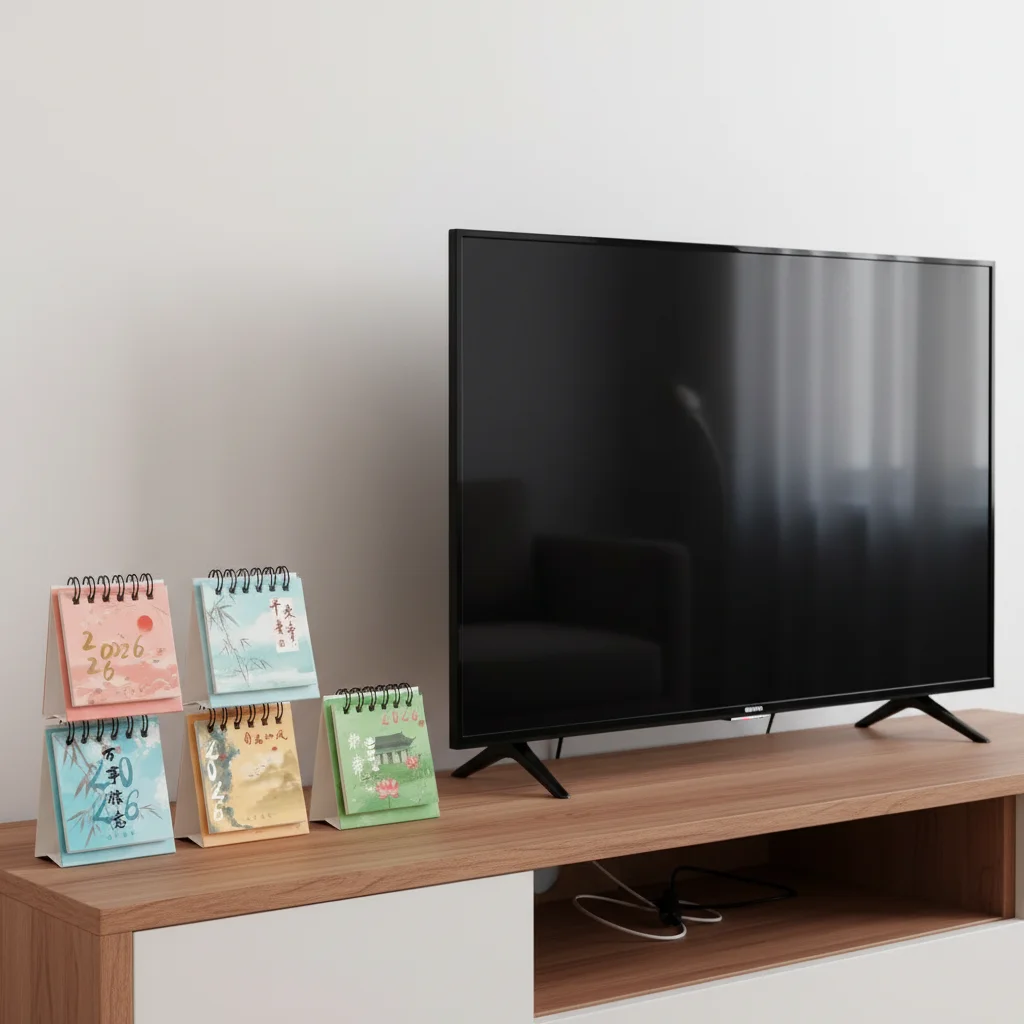 

Мини-настольный бумажный календарь на 2026 год, годовой планировщик в китайском стиле, планировщик, домашний декор, органайзер для блокнота