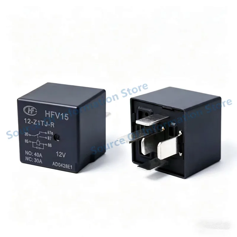 5Pcs HFV15-12/24-Z1TJ-R Automotive Relay 12V, 24V, 5Pin, 40A/20A 100% New