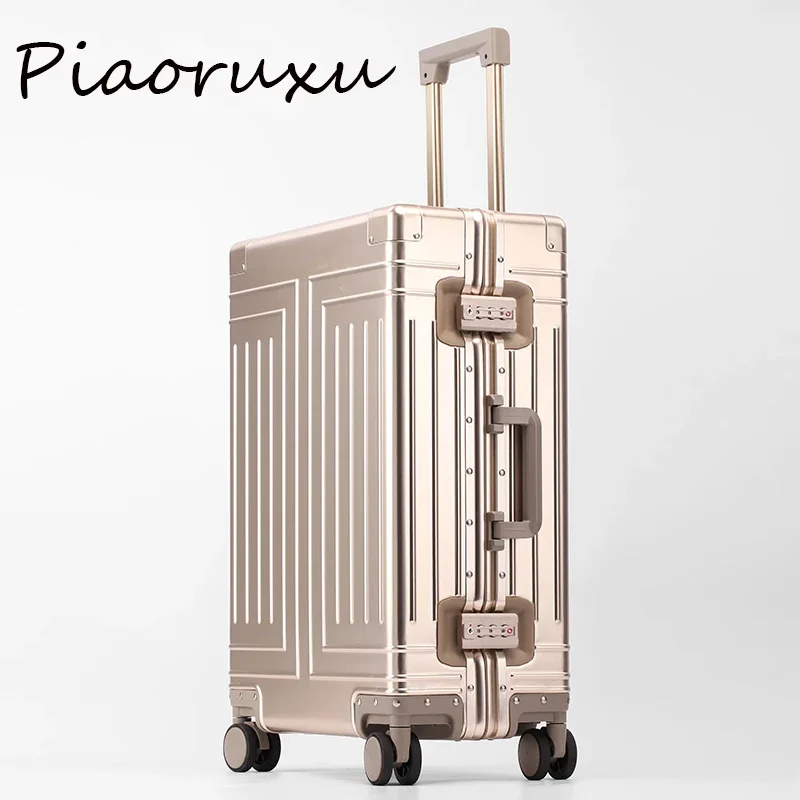 100% Aluminum Alloy pull rod suitcase 20\