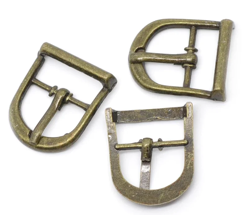 150Pcs Bronze Tone Shoes Garment Metal Buckles Accessory Crafts Bag Parts & Accessories 22x19mm(7/8
