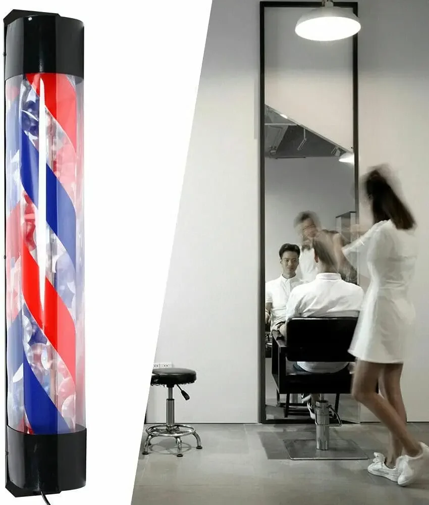 NEUESTE Barbier-Stange LED-Licht 36 Zoll Friseur-Lampe Salonausstattung, Professionelles Friseursalon-Schild Streifenleuchte