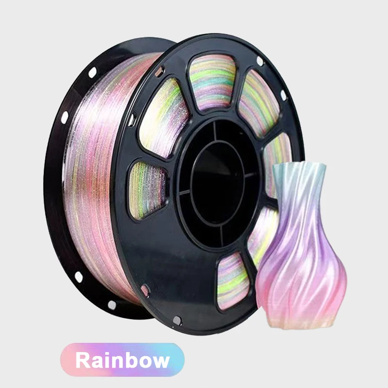 1.75mm 3D Printer Filament PLA Crystal flash point rainbow Printing Material 1Kg, 500g, 250g Filament Crystal Sparkle Forest - Image 5