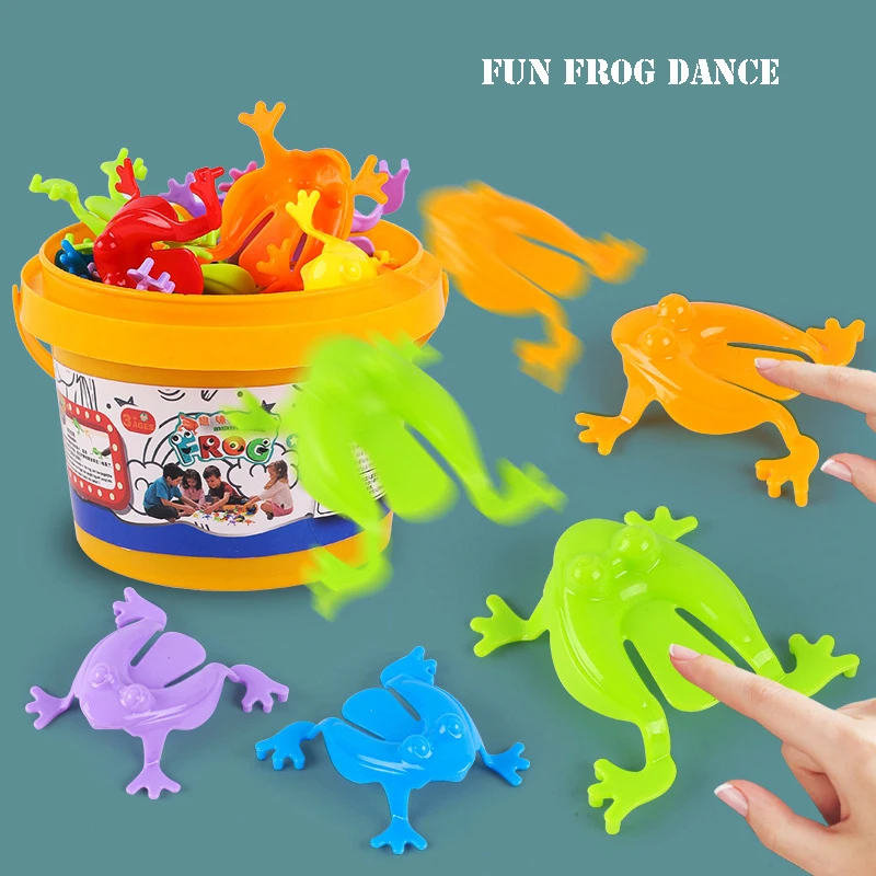 Jumping sapo salto fidget para sortidas estresse reliever brinquedos novidade dedo ação treinamento de brinquedo para crianças presentes festa aniversário