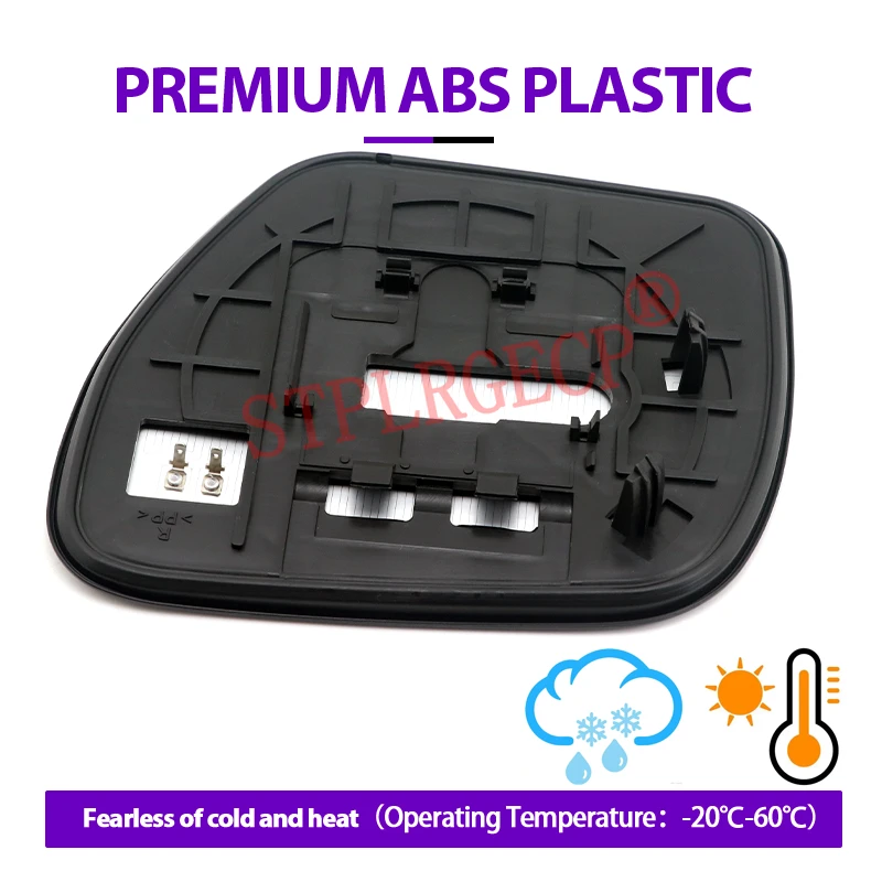Beheiztes Außenspiegelglas für die Fahrerseite links und rechts für Mitsubishi Pajero Montero Shogun V93 V97 V98 V87 2007-2021 – Detail 6