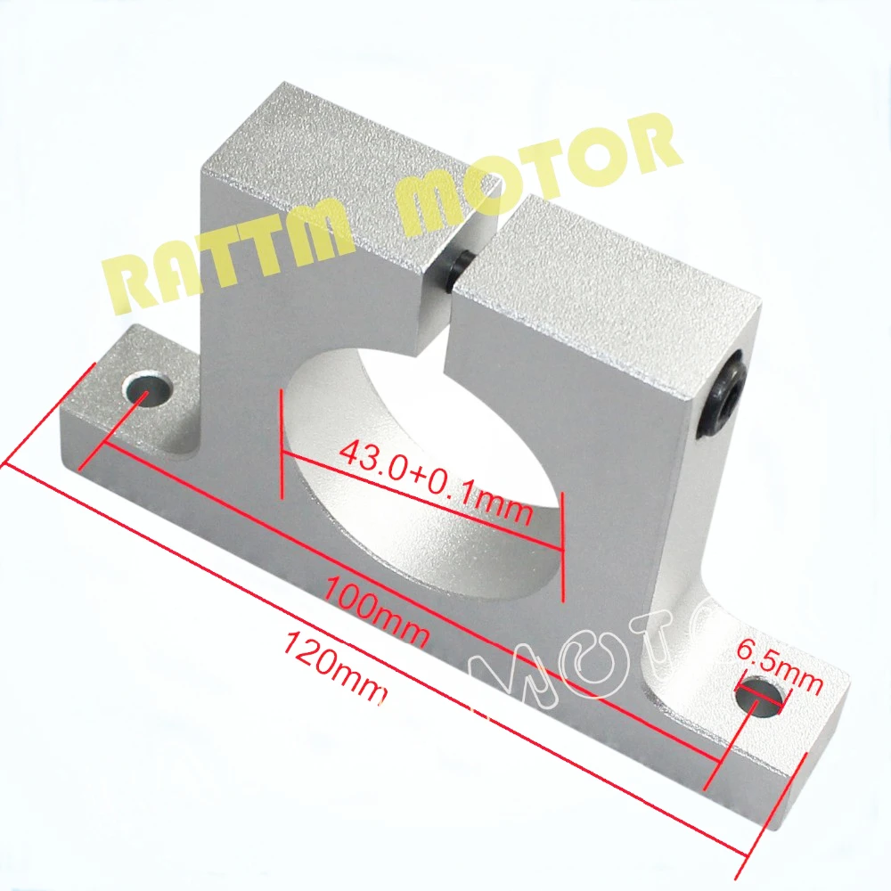 

RATTM 43 мм евро алюминиевый шейный кронштейн для крепления шпинделя, зажим, держатель двигателя шпинделя