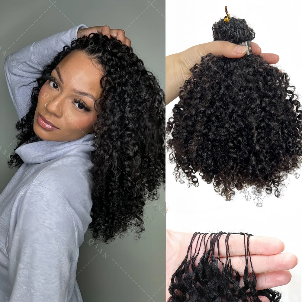 

Наращивание волос 12A: Маленькие спиральные кудри, афро-кудряшки, крючковые пряди для плетения в стиле бохо-твист