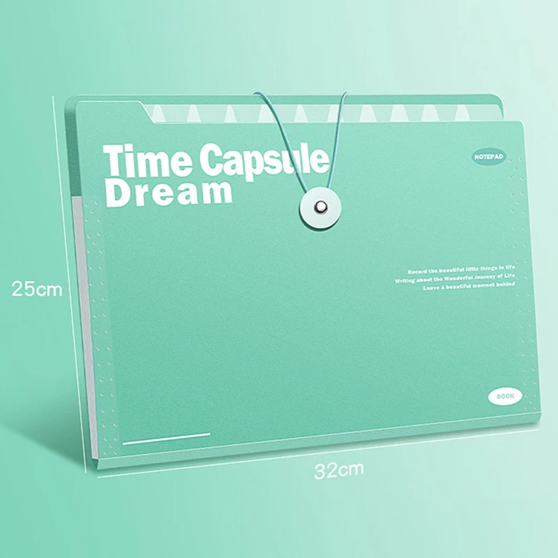 A4 5/8/12 Pockets File Folder Test Paper Storager Portable Waterproof Organizer Large Capacity Classified Portfolio【A】