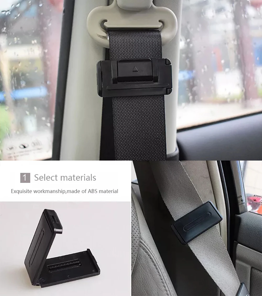 안전 벨트 버클 조절기 범용 자동 안전 벨트 안전 벨트 클립 차량 성인용 자동차용 컴포트