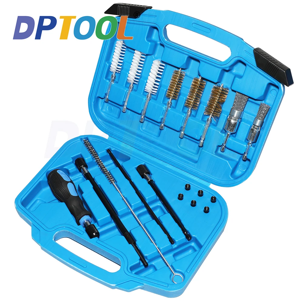 Universal Injector Seat Cleaning Set Cleaning Diesel Injectors cleaner Tool