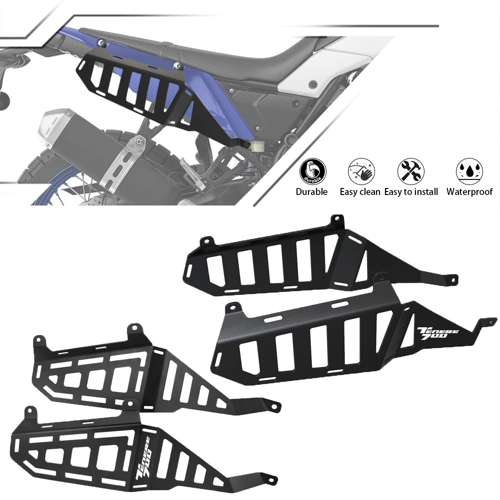 

Боковой багажник для Yamaha Tenere 700 / T7 Tenere700, боковой кронштейн для T700 2020 2021 2022 2023 2024, Боковые направляющие для багажа