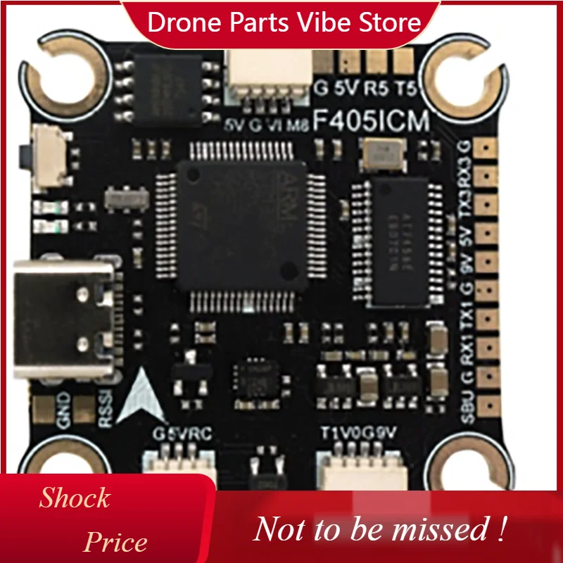 

Полетный контроллер DPShuhang F405ICM 6S V2/8S V3, 8-канальный, входное напряжение 3-6/3-8S LiPo, BEC 5В/3А, поддержка DJI для FPV-дронов (фристайл)