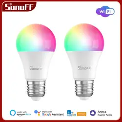 SONOFF B02-B-A60/ B05-BL-A60 WiFi Smart LED Bulb E27 Dimmable RGB Lamp Bulbs 9W 220V-240V Smart Home eWeLink APP Control