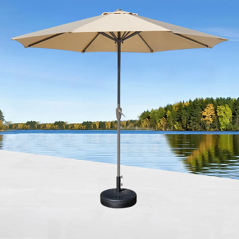 

Custom High Quality Modern Outdoor Furniture Centre Column Umbrella Beach Parasols Umbrellas For Patio Garden