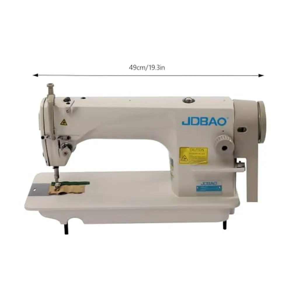 Heavy Duty Industrial Sewing Machine 110V 550W 6500RPM Leather Upholstery Stitching Tool Pure Copper Tailors High Productivity &