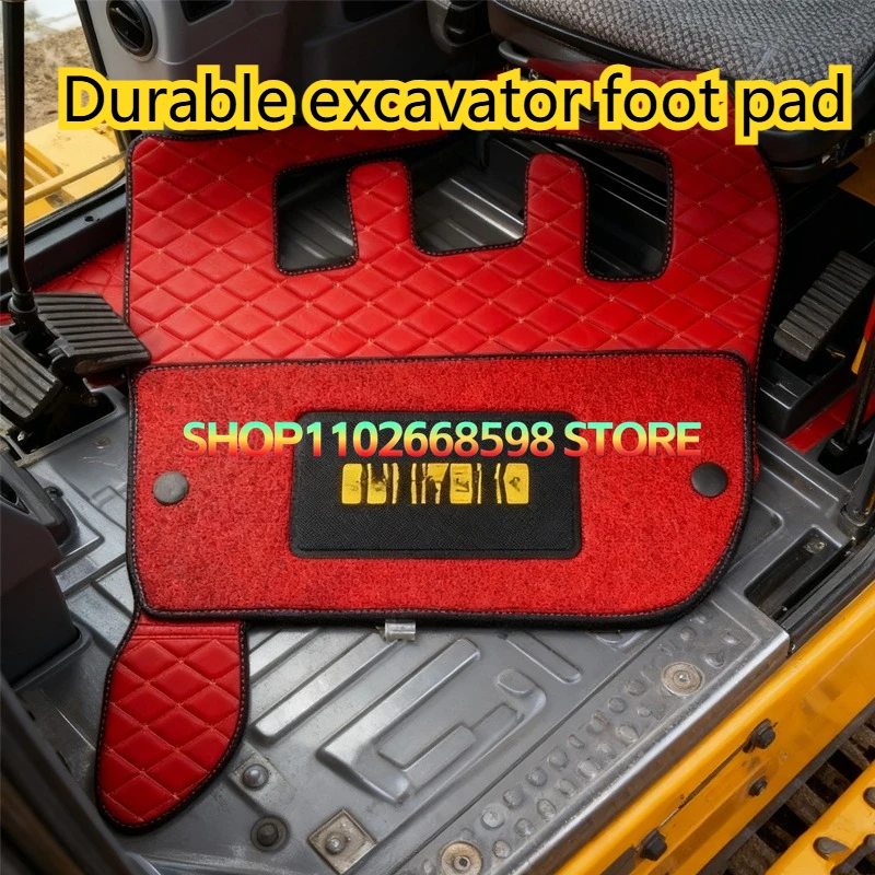 High Quality Excavator Foot Mat SH120 200 210 300 350-6 A6 Cab Floor Rubber Carpet