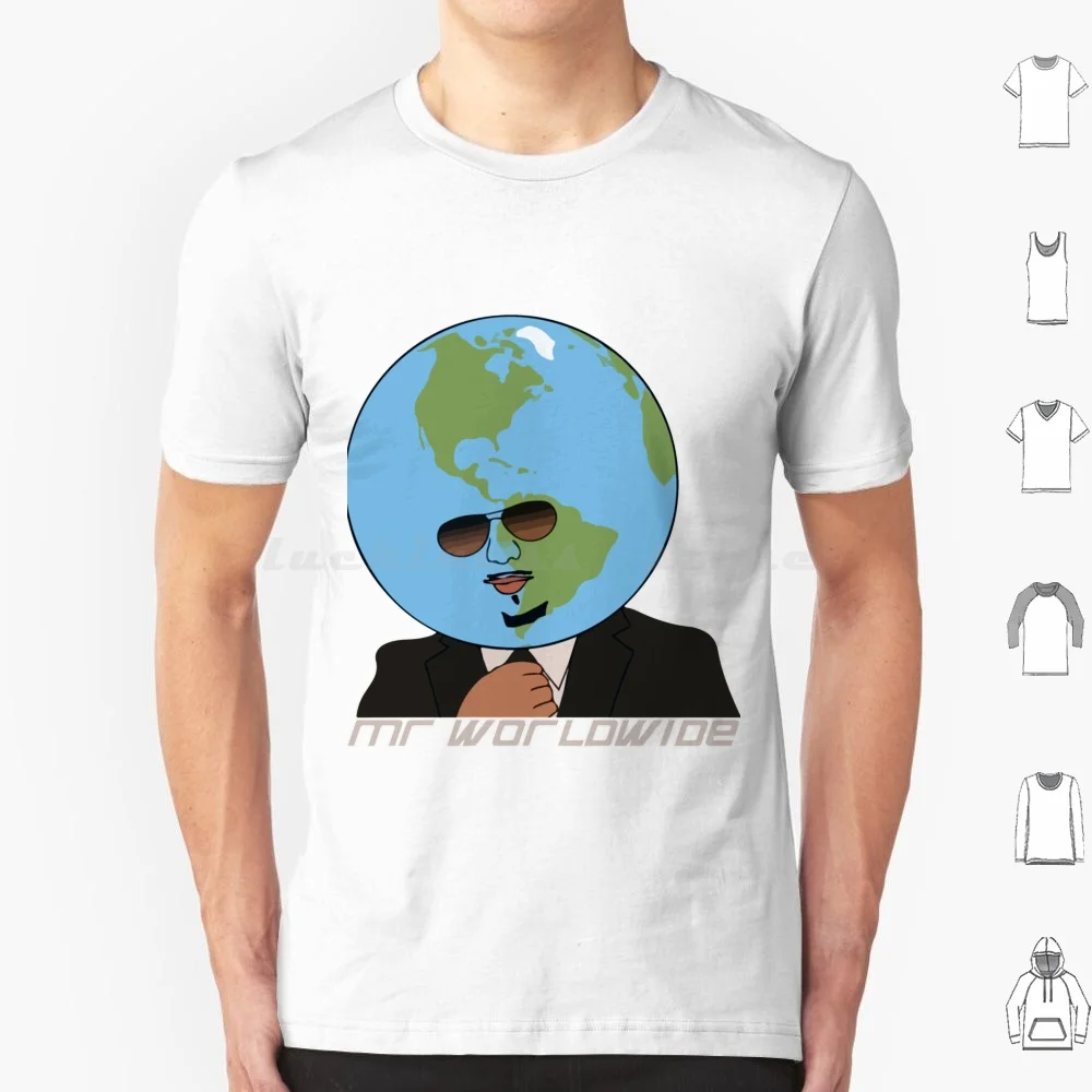 Mr Worldwide T Shirt Big Size 100% Cotton Pitbull Pitbull Singer Mr Worldwide Singer Music Rapper Pitbull Rapper Mr 305 Funny