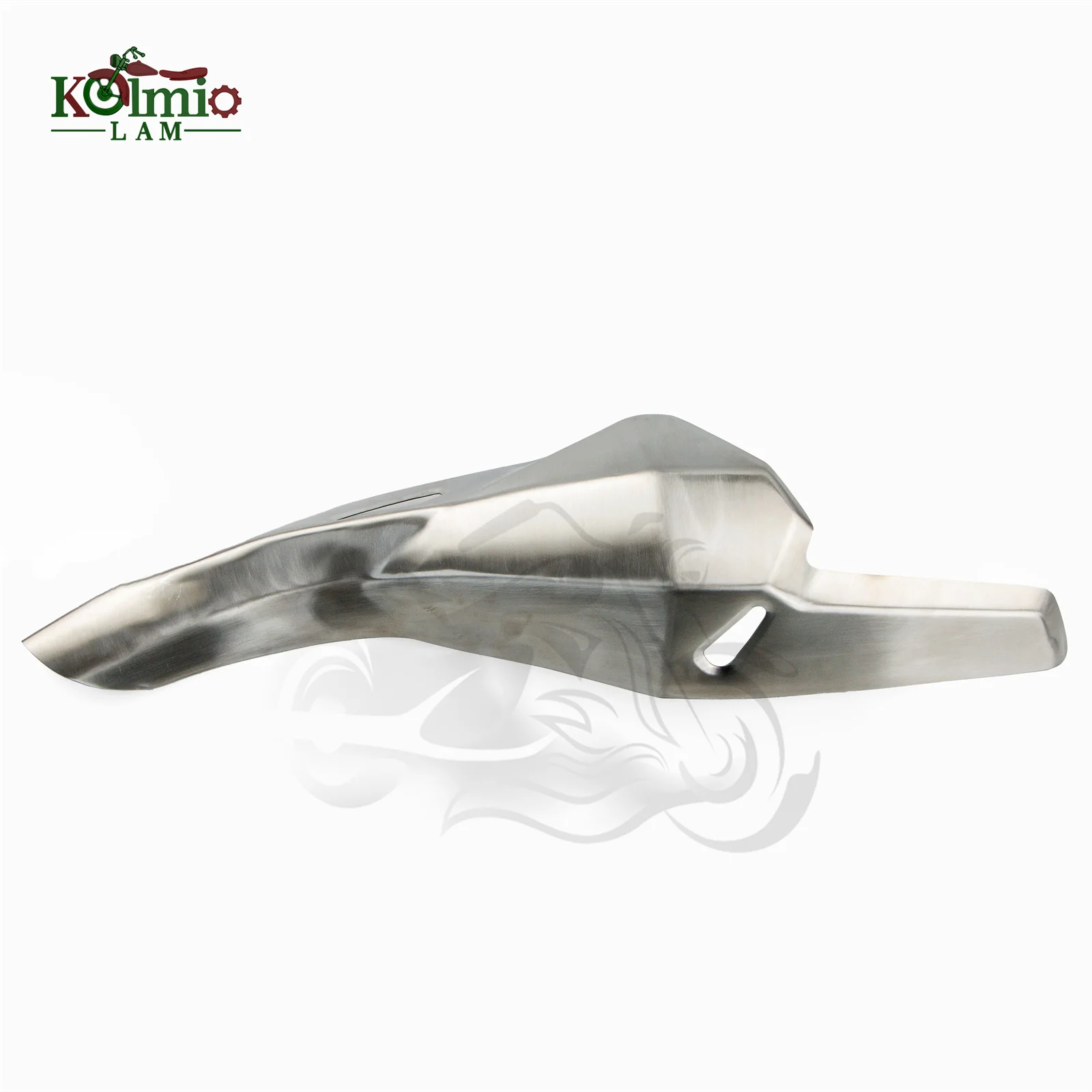 صالح لكاواساكي نينجا 400 500 Z400 Z500 دراجة نارية غطاء ماسورة العادم القلنسوة حامي الفولاذ المقاوم للصدأ EX400 Z 500 SE 2024 2025 #6