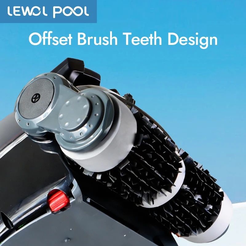 For Pool Vacuum Cleaner LEWOL POOL NF11 Automatic Pool Robot Cleaner IPX8 High Efficiency Rechargeable Battery Hot Spring Swimmi