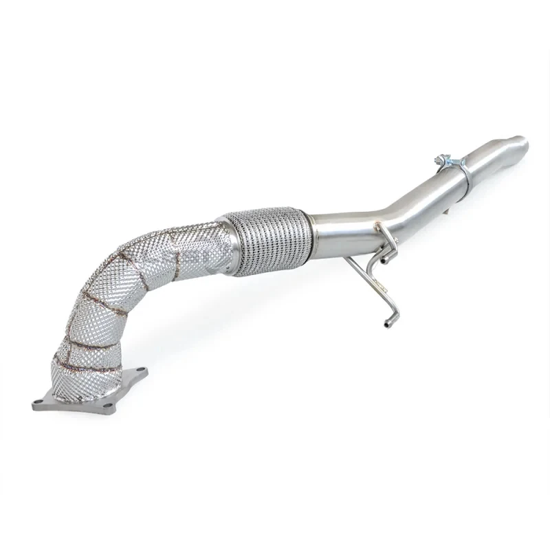 Afbeelding 7: High-flow uitlaatpijp Q3 2.0T 2.0T 2011-2018 Performance uitlaat downpipe met hitteschild