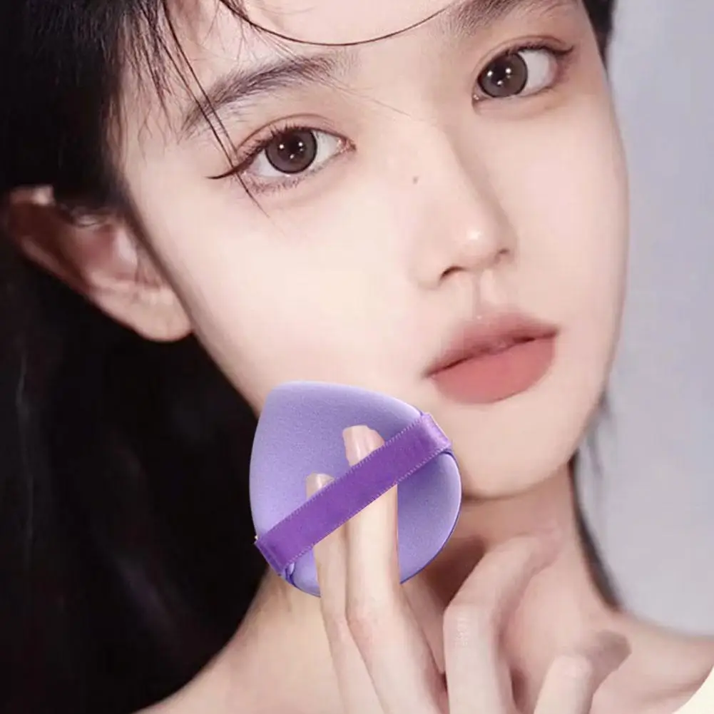 Soft Plush Powder Puff para maquiagem, molhado e seco, uso para fundação, ferramentas cosméticas líquidas, Q6l7, 1PC