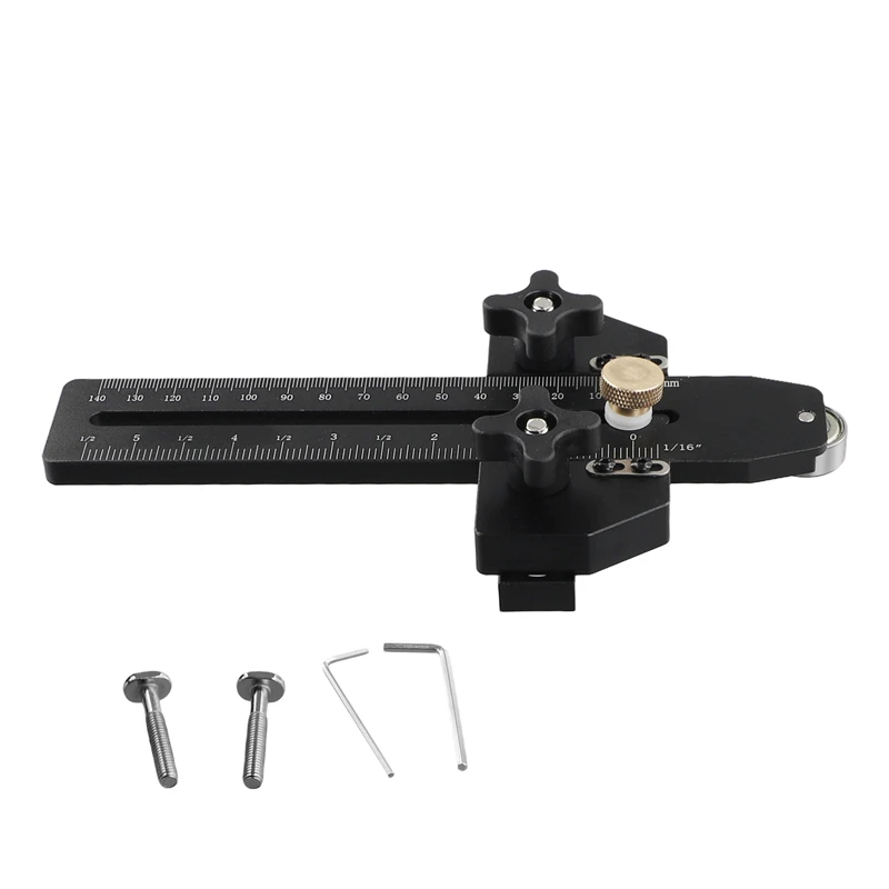 Table Saw Jig Guide For Repetitive Narrow Thin Strip Cuts Fast Thin Ripping Guide For 3/8In X 3/4In T Slot 1 Piece