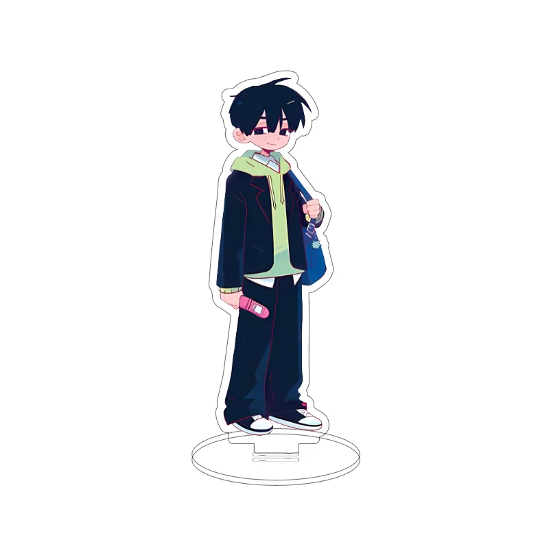 2Pcs/Pack New Anime Alien Stage Ivan till Acrylic Desktop Stand Model Figure Standing Decor Collect Cosplay Gift