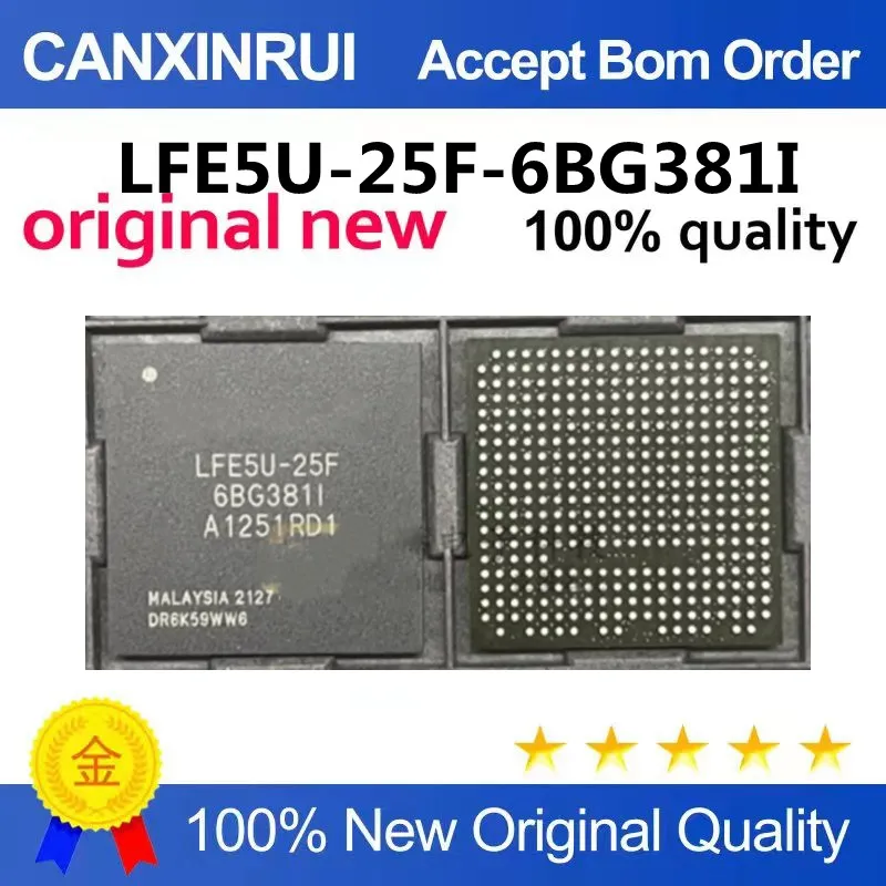 LFE5U-25F-6BG381I LFE5U-25F-6BG381C; FBGA-81 package; Genuine original product BOM