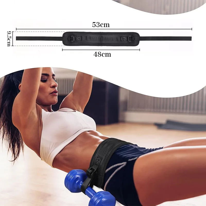 Hip Thrust Belt for Dumbbell Exercise Booty Belt for Glute Bridge Squats Lunge Non-slip Waist Hip Home Gym Butt Fitness Workout