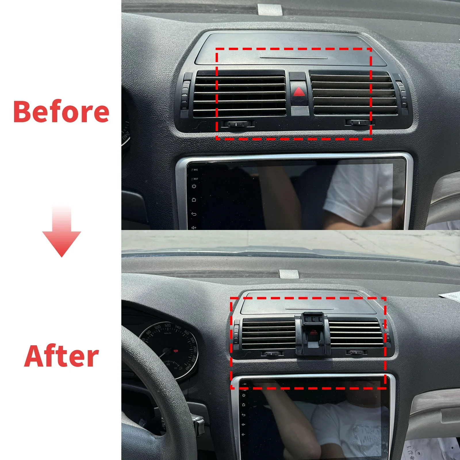 ​​fit for Skoda Octavia A5 2007~2014 Navigation Phone Holder Mount  Customized Car accessoires - view 2