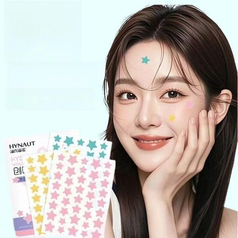 Star Medical Acne Stickers Physical Acne Elimination Hidden Stickers New Student Cute Hydrocolloid Cover Multi-Color Optional